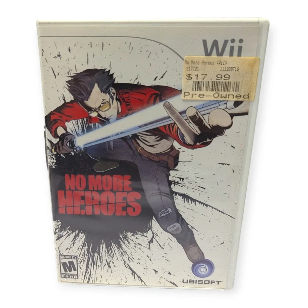 No More Heroes Nintendo Wii Action Game Ubisoft Complete CIB Travis Touchdown